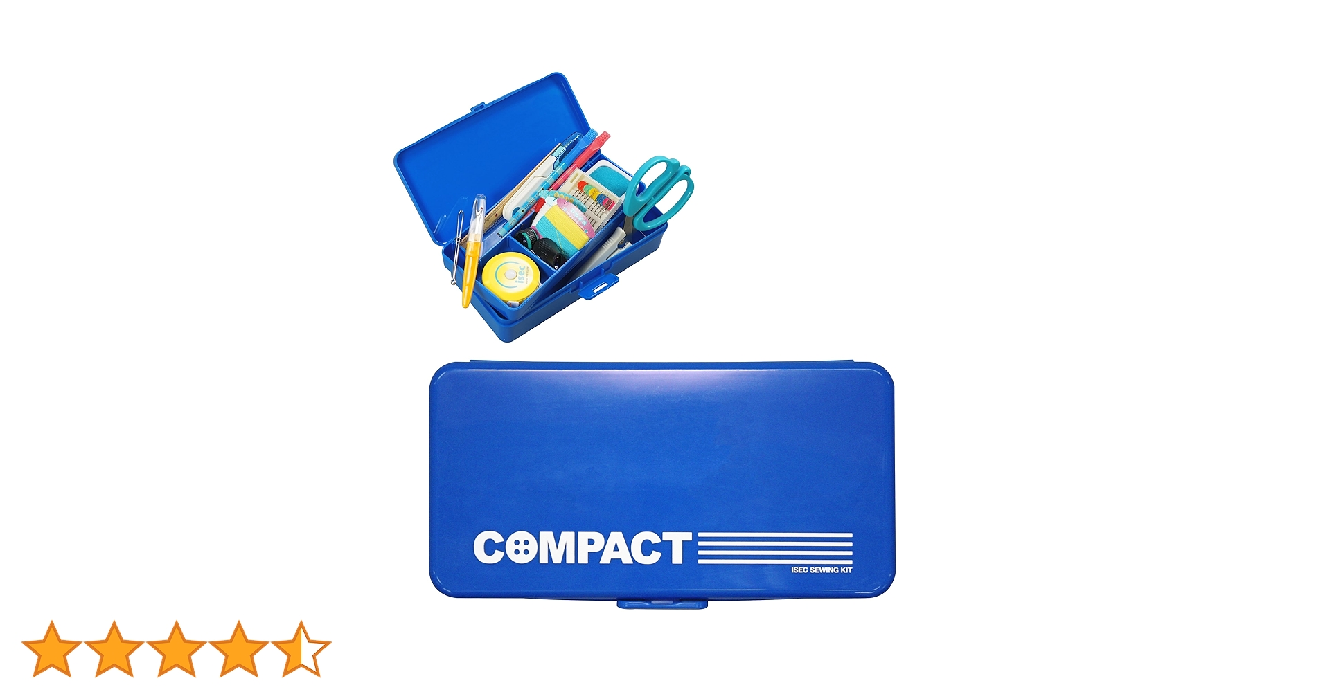 Amazon | [アイセック] コンパクト裁縫セット 標準 (ブルー